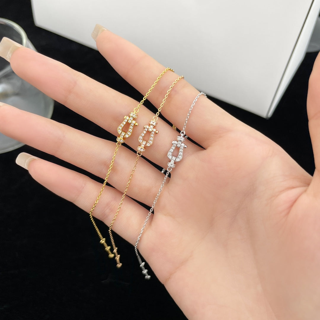 [Angela Schmuck]FORCE 10 VOLLE DIAMANT-SCHNALLE KETTENGLIEDER MINI-MODELL