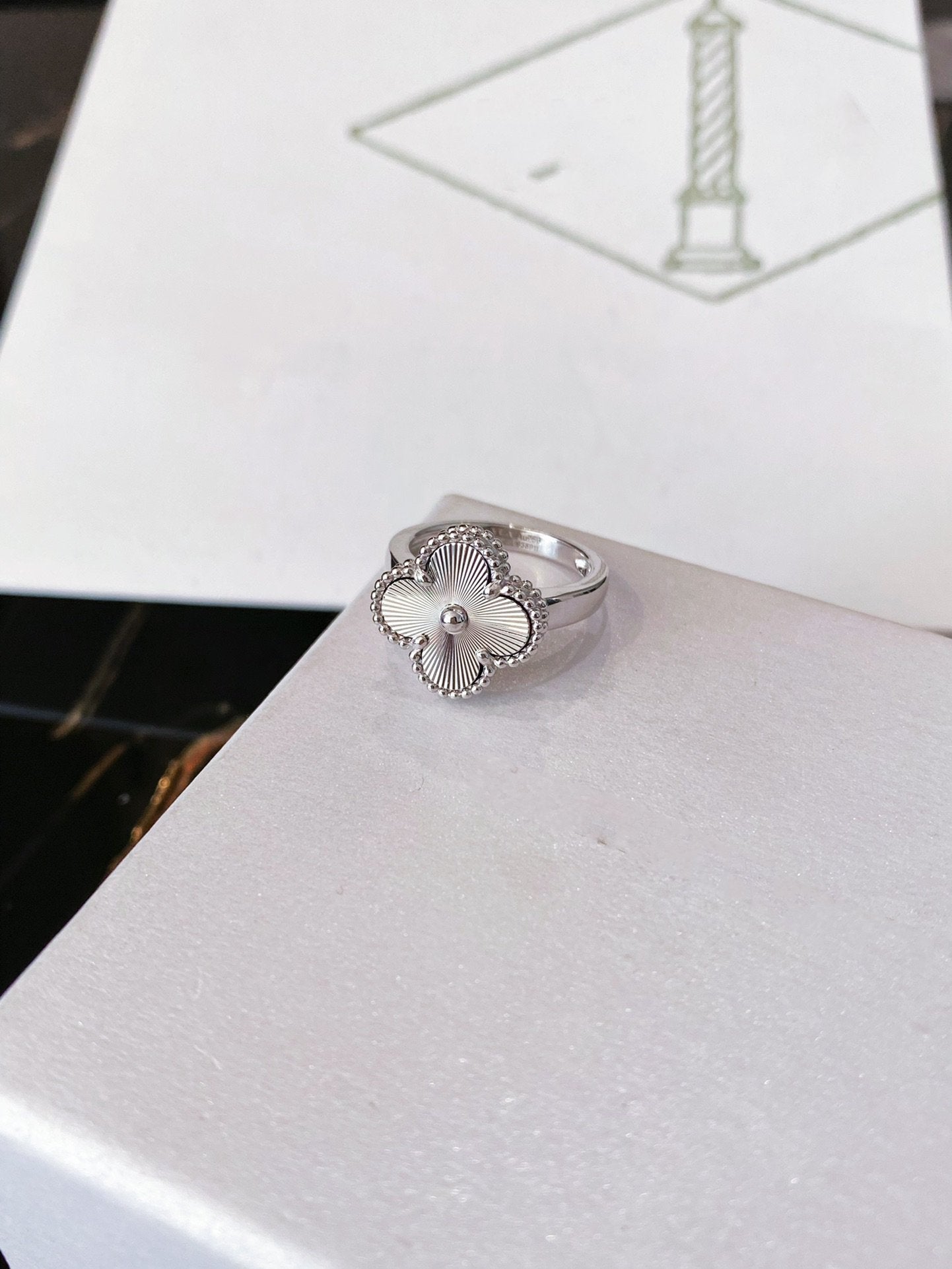 [Angela Schmuck] KLEEBLATT SILBERRING
