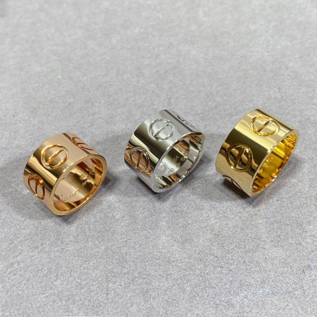 [アンジェラジュエリー]LOVE 11MM ラージリング