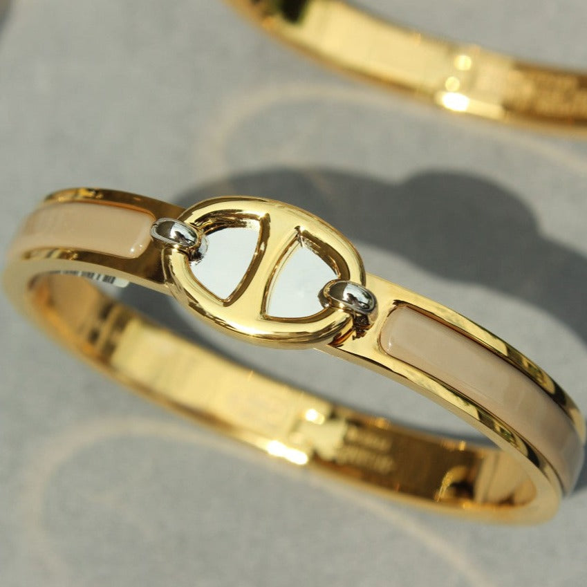 [Angela Jewellery]CLIC CHAINE GOLD BRACELET