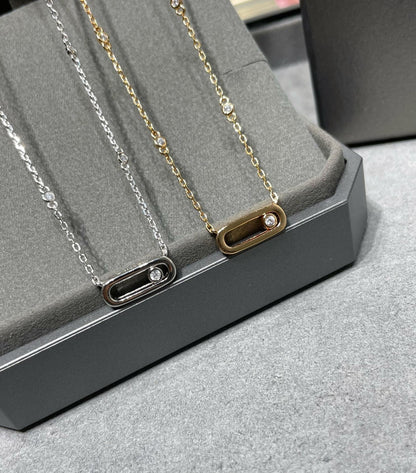 [Angela Jewelry]MOVE UNO DIAMOND NECKLACE