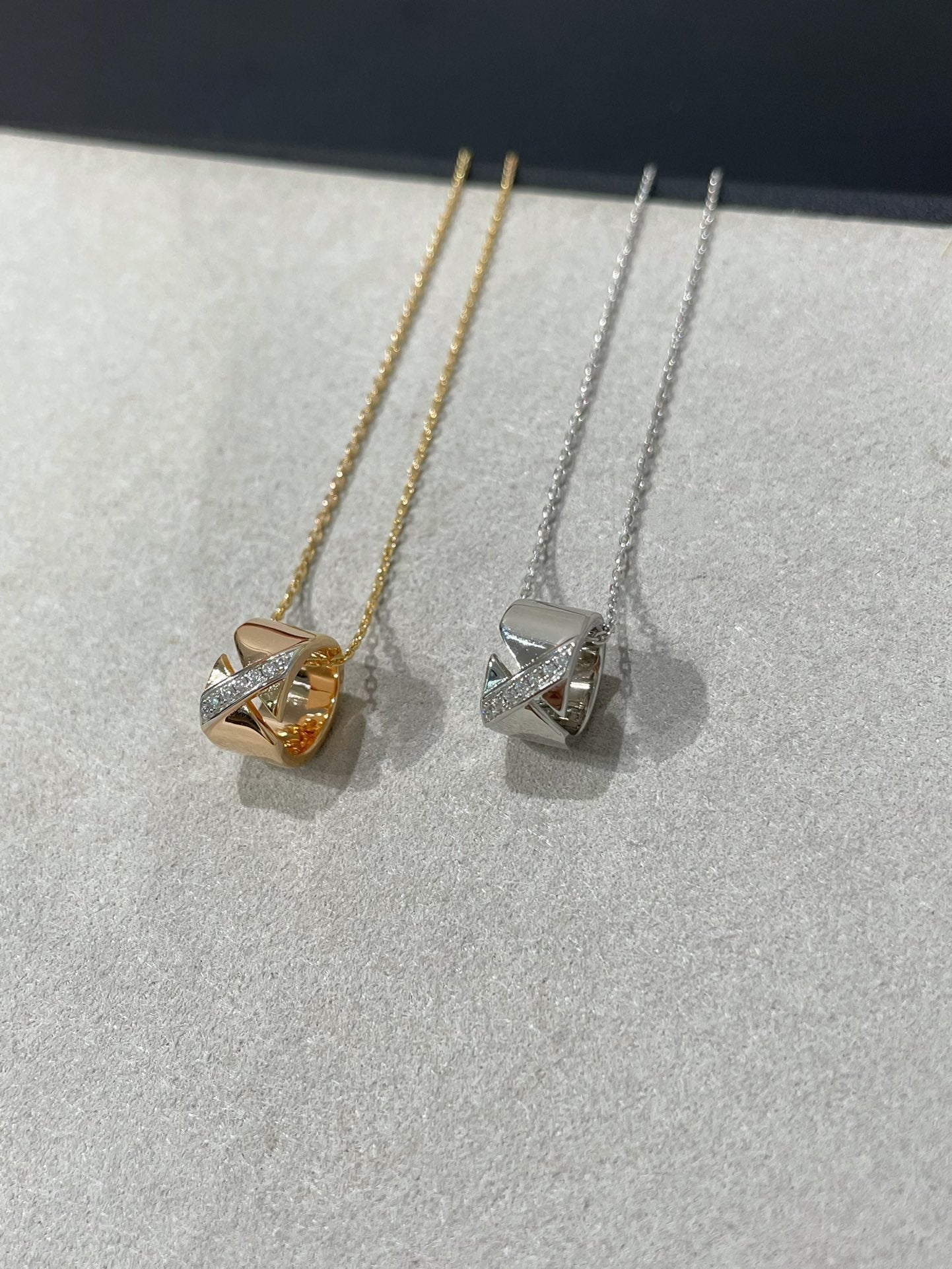 [Angela Jewellery]LIENS EVIDENCE DIAMOND NECKLACE