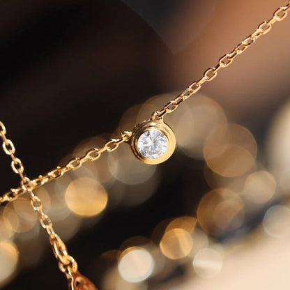 [Angela Jewelry]DAMOUR DIAMOND NECKLACE