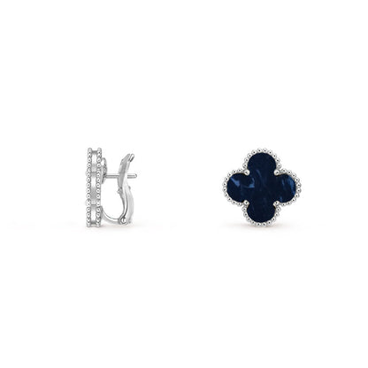[Angela Jewelry]CLOVER SILVER 15MM MOP EARRINGS COLLECTION