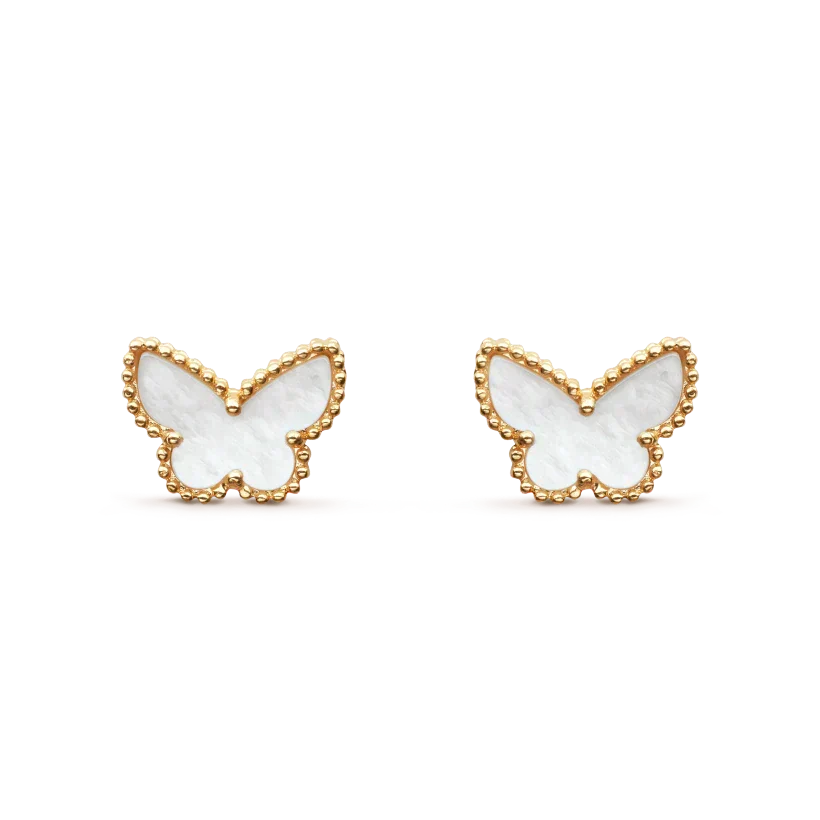 [Angela Jewelry]SWEET BUTTERFLY MOP EARSTUDS
