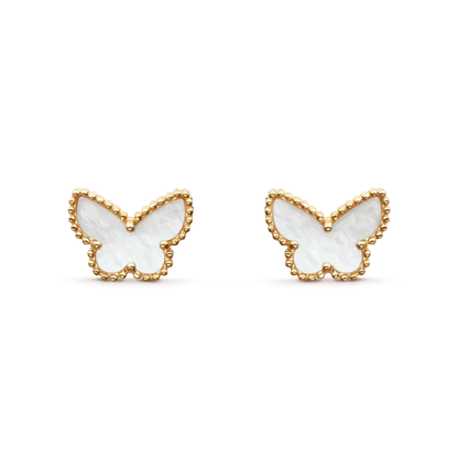 [Angela Jewelry]SWEET BUTTERFLY MOP EARSTUDS