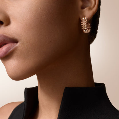 [Angela Jewelry]CLASH 9.2MM DOUBLE ROW EARRINGS