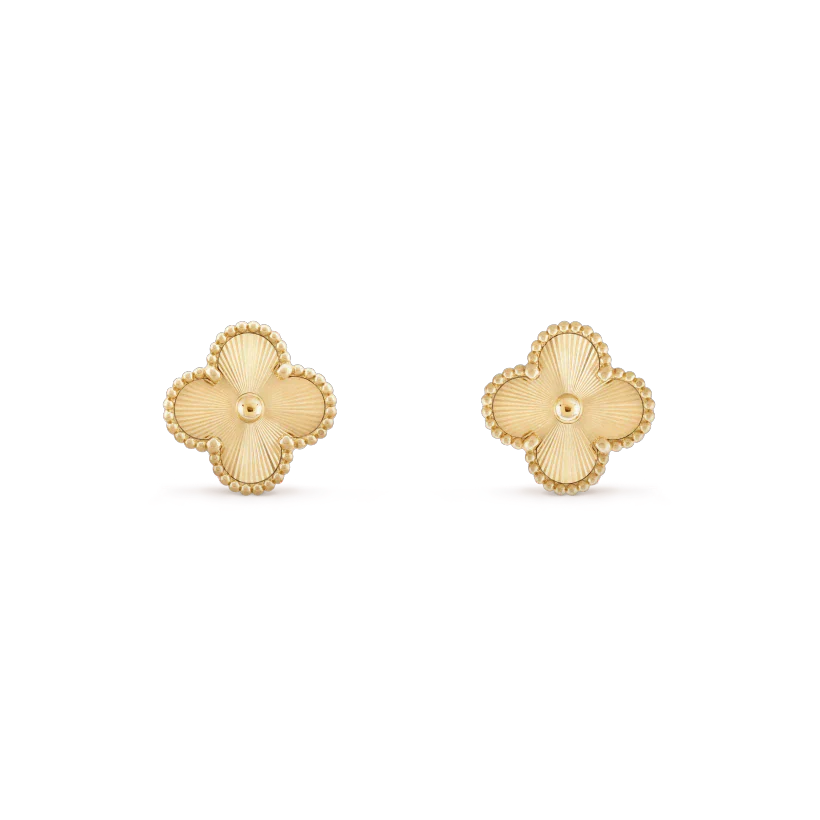 [Angela Jewellery]CLOVER MINI 9.5MM LASER EARRINGS