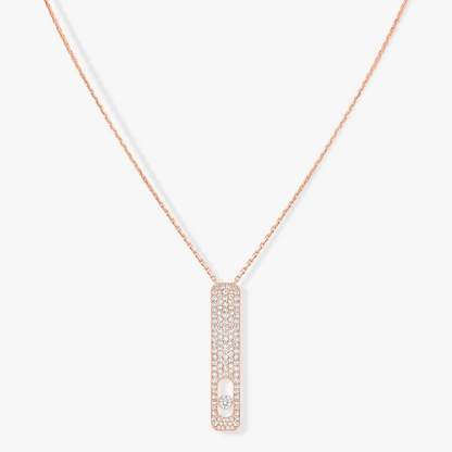 [Angela Jewelry]MY FIRST DIAMOND PAVED NECKLACE