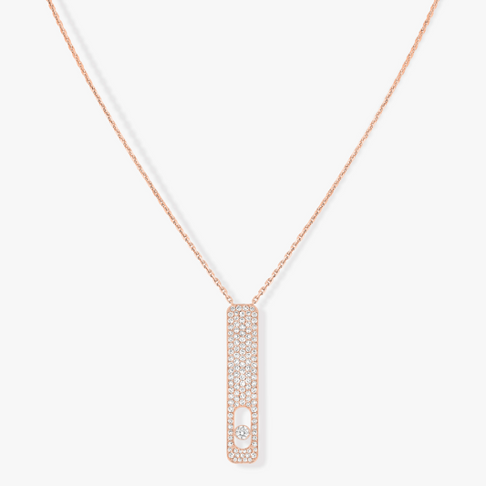 [Angela Jewelry]MY FIRST DIAMOND PAVED NECKLACE