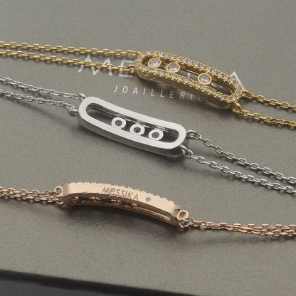 [Angela Jewelry] Move Classique pavé bracelet