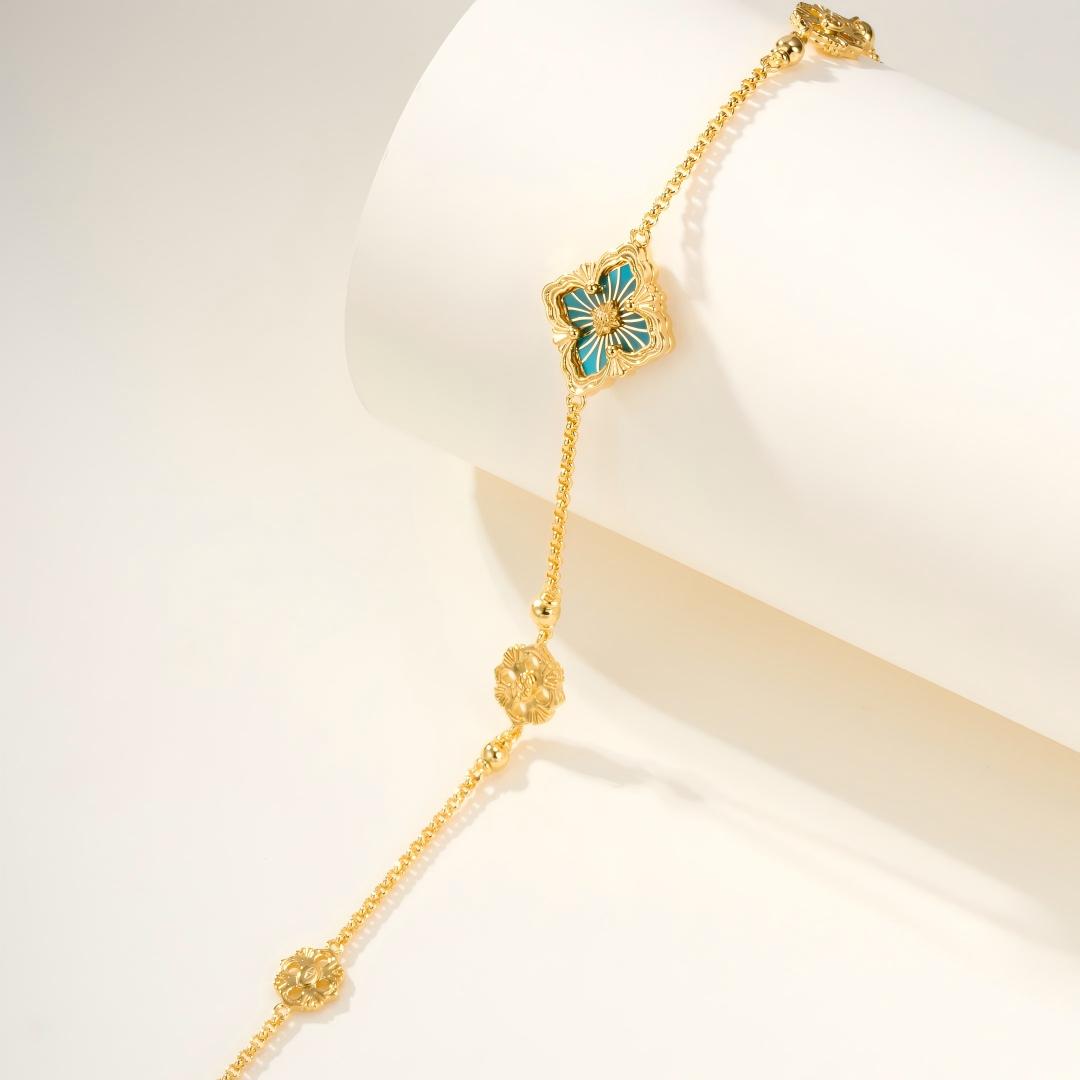 [Angela Jewelry]OPERA TULLE ENAMEL BRACELET