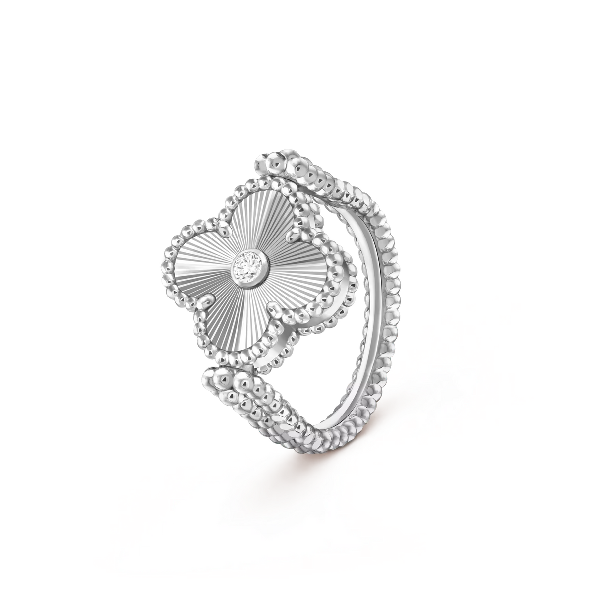[Angela Jewelry]CLOVER RIVERSIBLE RING SILVER COLLECTION