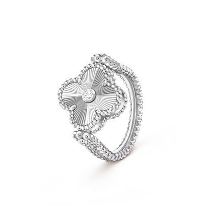 [Angela Jewelry]CLOVER RIVERSIBLE RING SILVER COLLECTION