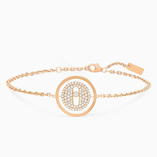 [Angela Jewelry]LUCKY MOVE DIAMOND PAVED BRACELET