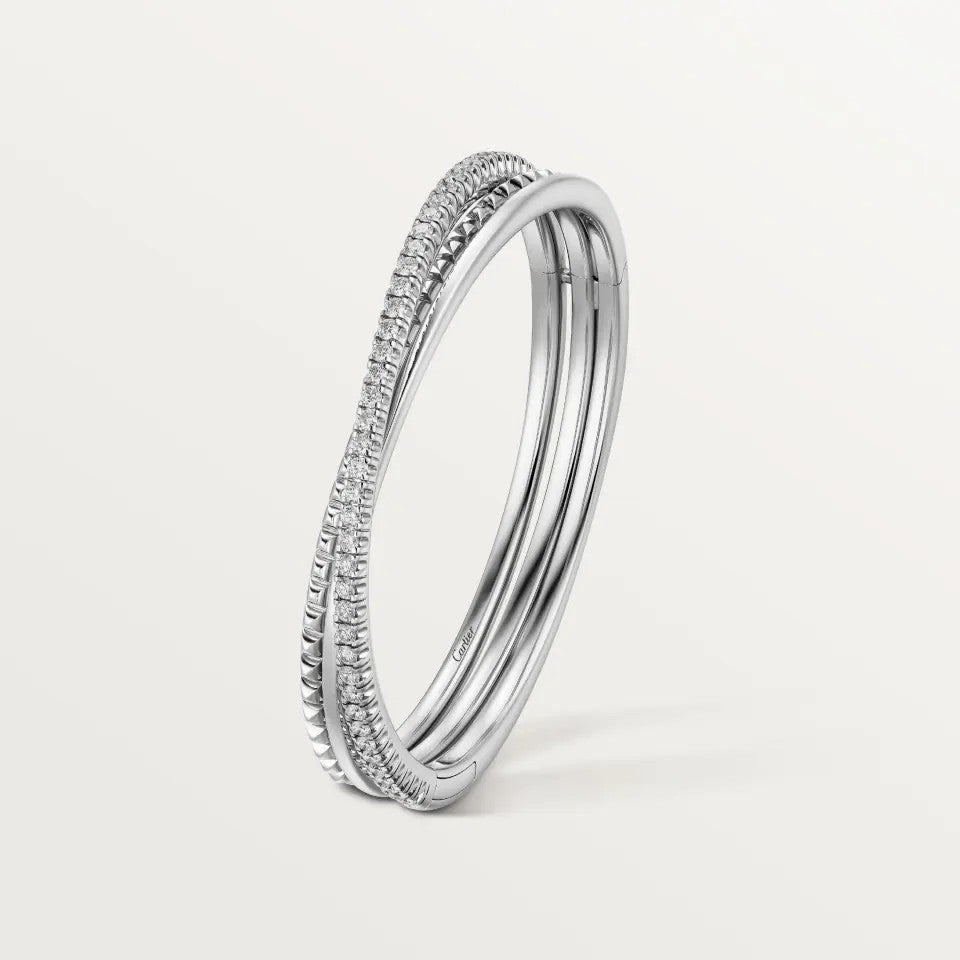[Angela Jewelry]ETINCELLE HALF-PAVED DIAMOND BRACELET