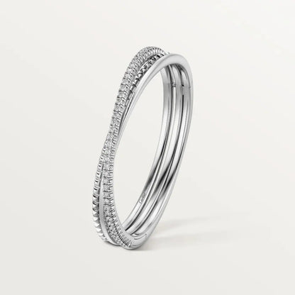 [Angela Jewelry]ETINCELLE HALF-PAVED DIAMOND BRACELET