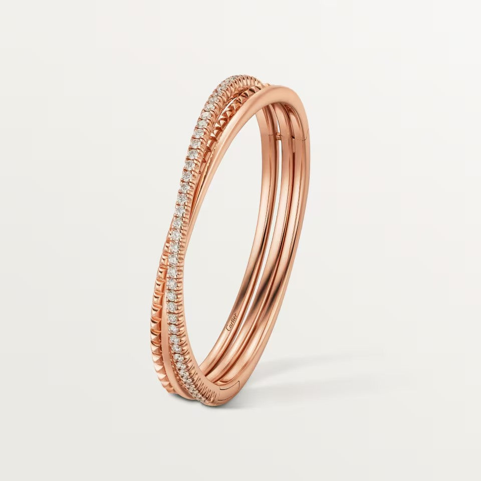 [Angela Jewelry]ETINCELLE HALF-PAVED DIAMOND BRACELET