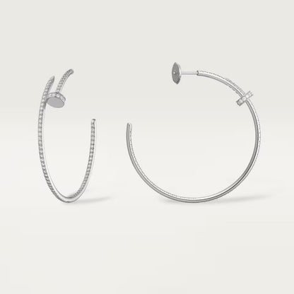 [Angela Jewelry]JUSTE FULL DIAMOND LARGE EARRINGS