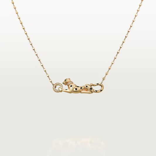 [Angela Jewelry]PANTHERE FULL DIAMOND NECKLACE