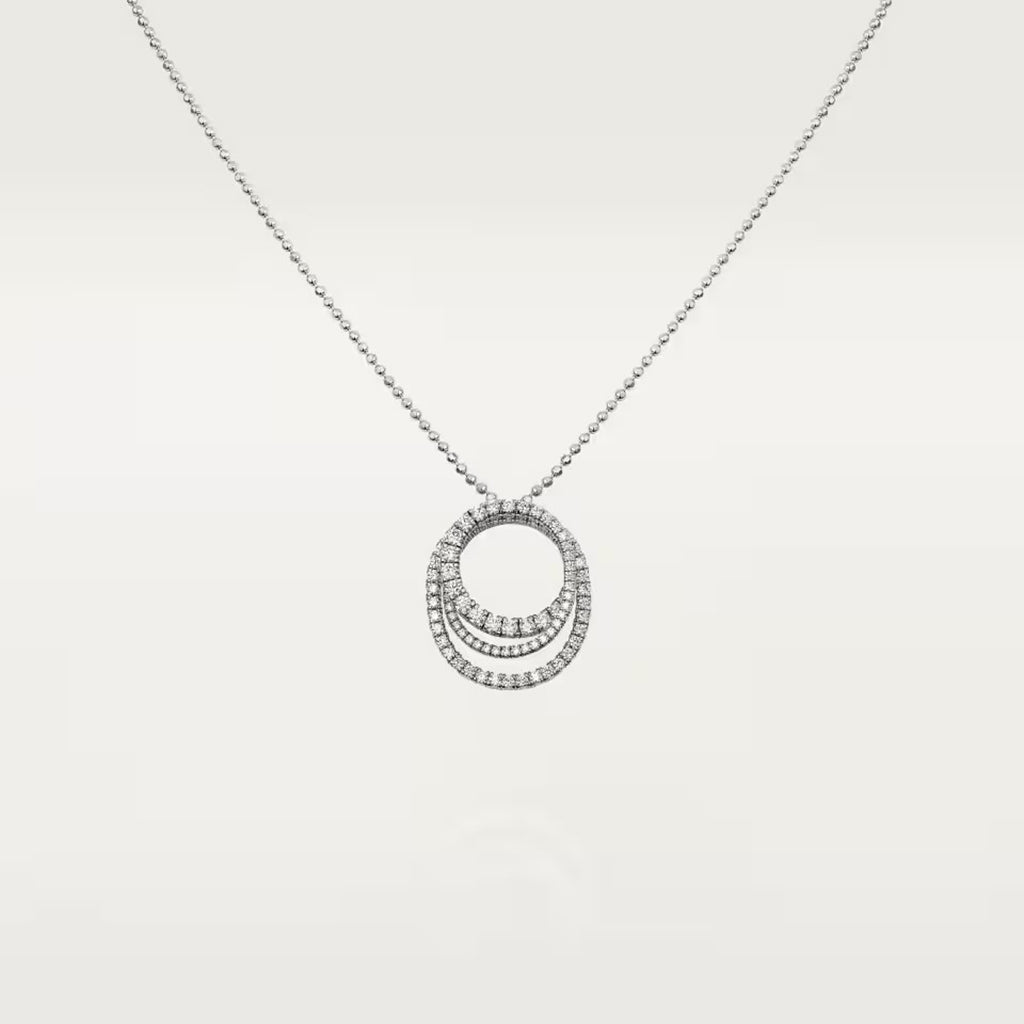 [Angela Jewelry]ETINCELLE  FULL DIAMOND NECKLACE