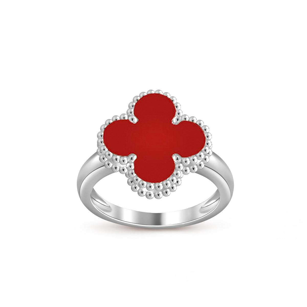[Angela Jewelry]CLOVER SILVER RING COLLECTION