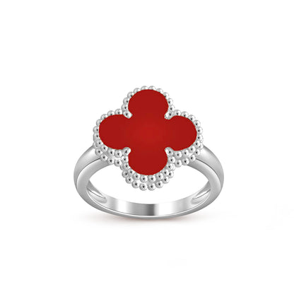 [Angela Jewelry]CLOVER SILVER RING COLLECTION