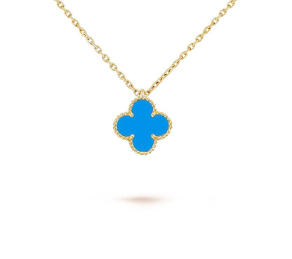 [Angela Jewelry]CLOVER MINI 9.5MM CARNELIANS NECKLACE COLLECTION