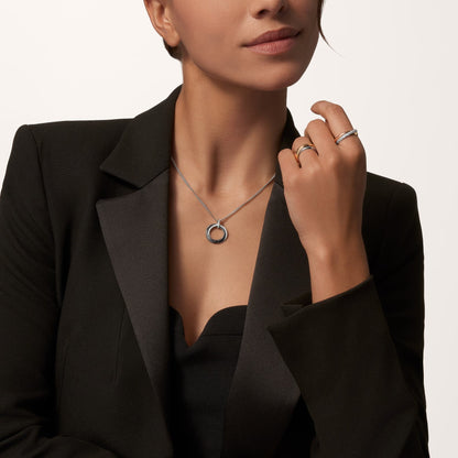 [Angela Jewelry]TRINITY CERAMIC NECKLACE