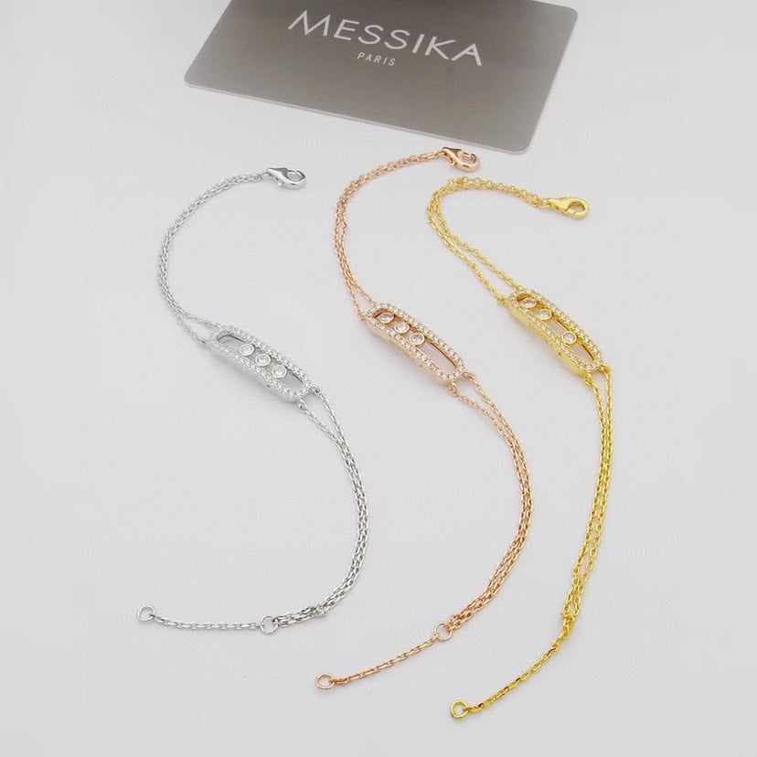 [Angela Jewelry] Move Classique pavé bracelet