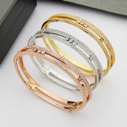 [Angela Jewelry]Move Romane pavé bangle