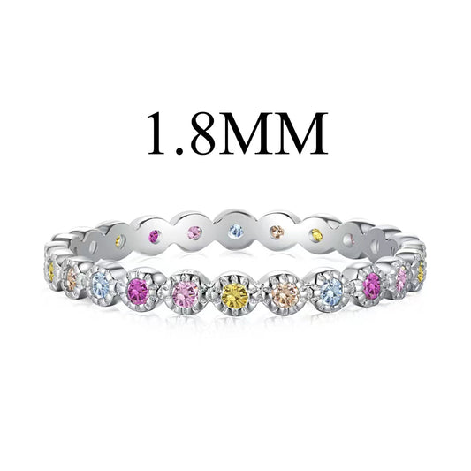 [Angela Jewelry]Unique Scintillating Round Cut Daily Ring