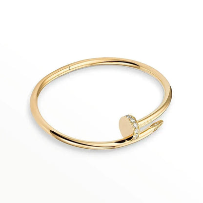 [Angela Jewelry] LOVE Classic & JUSTE Diamond Bracelet Stack Set