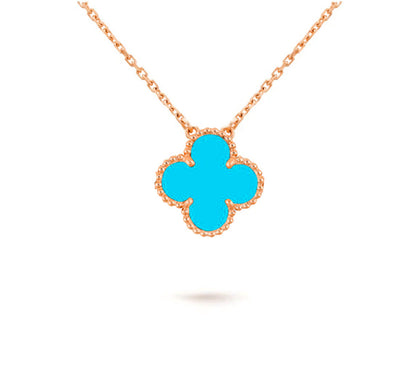 [Angela Jewelry]CLOVER 15MM SINGLE FLOWER NECKLACE COLLECTION
