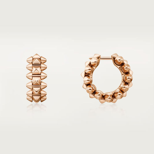 [Angela Jewelry]CLASH MINI HOOP EARRINGS