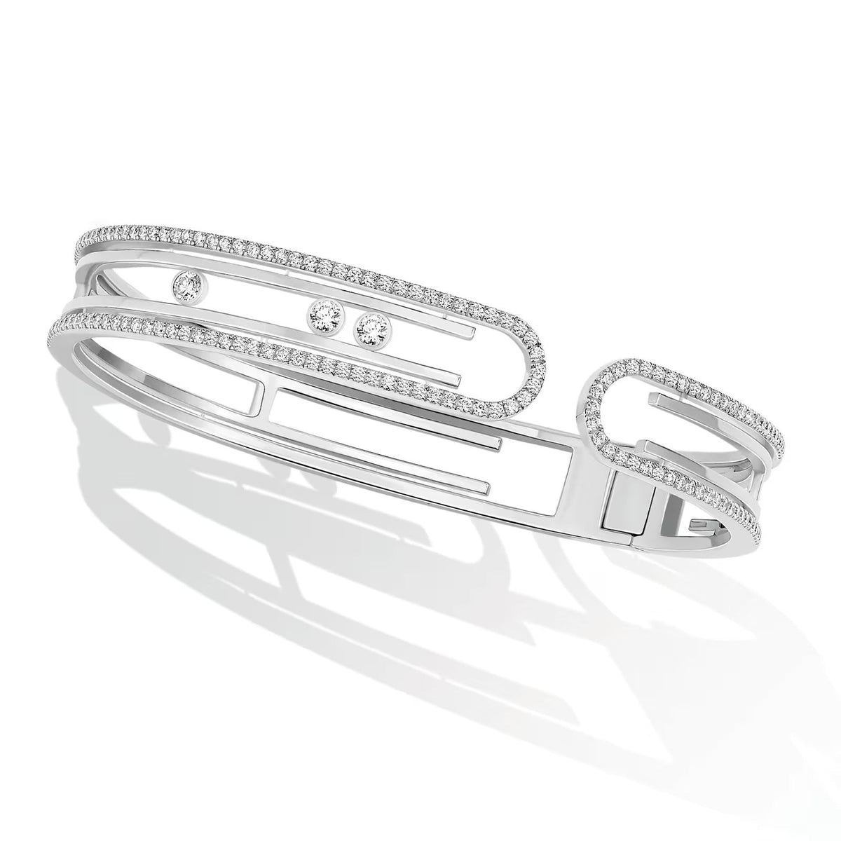 [Angela Jewelry]MOVE 10TH PAVED DIAMOND BRACELET