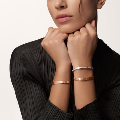 [Angela Jewelry]LOVE BRACELET 6.1MM BRUSHED