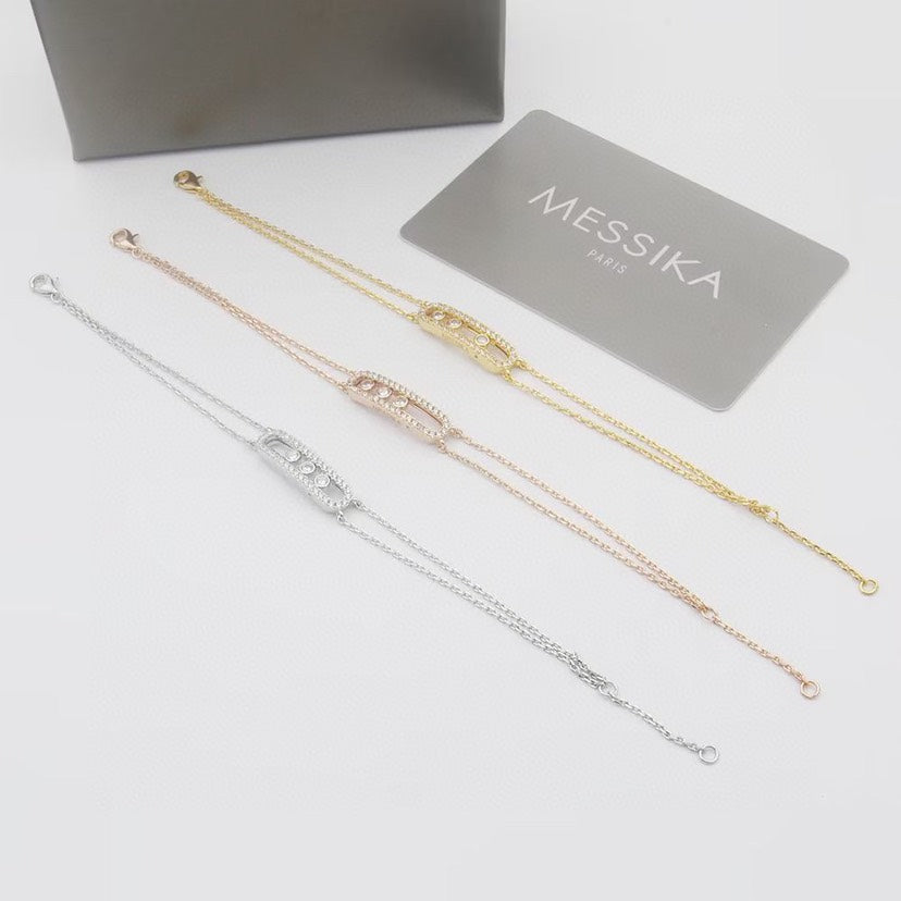 [Angela Jewelry] Move Classique pavé bracelet