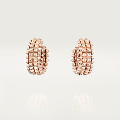 [Angela Jewelry]CLASH 9.2MM DOUBLE ROW EARRINGS