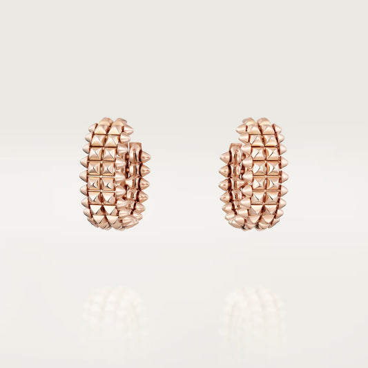 [Angela Jewelry]CLASH 9.2MM DOUBLE ROW EARRINGS