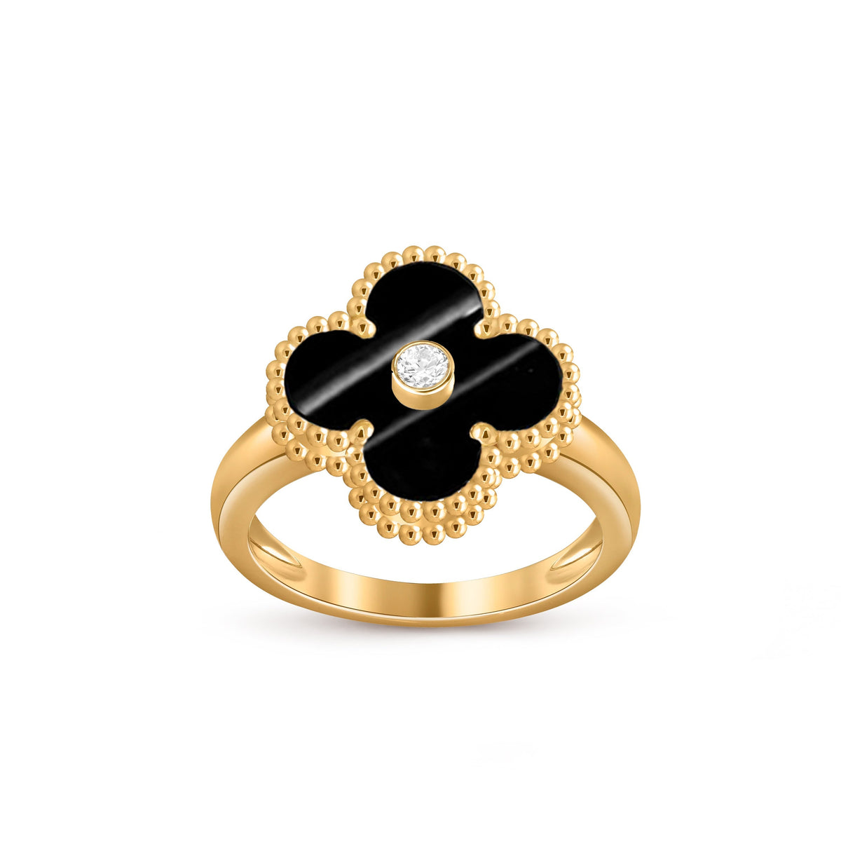 [Angela Jewelry]CLOVER DIAMOND RING GOLD COLLECTION