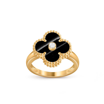 [Angela Jewelry]CLOVER DIAMOND RING GOLD COLLECTION