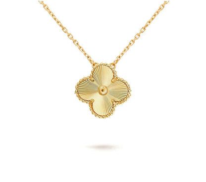 [Angela Jewelry]CLOVER 15MM SINGLE FLOWER NECKLACE COLLECTION