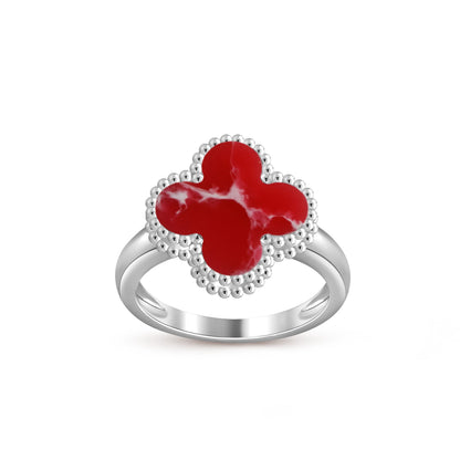 [Angela Jewelry]CLOVER SILVER RING COLLECTION