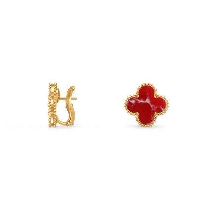[Angela Jewelry]CLOVER 15MM MOP EARRINGS COLLECTION