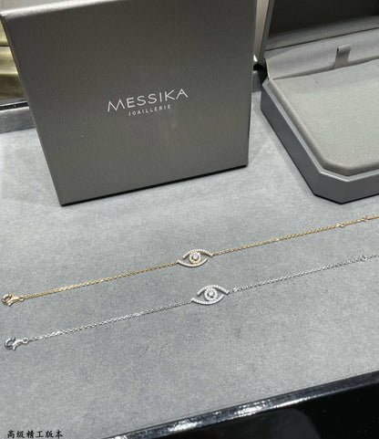 [Angela Jewelry]Lucky Eye Pave-Set Diamond Bracelet