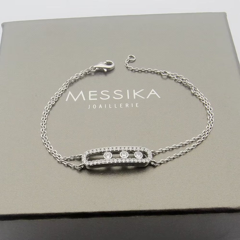 [Angela Jewelry] Move Classique pavé bracelet