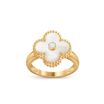 [Angela Jewelry]CLOVER DIAMOND RING GOLD COLLECTION