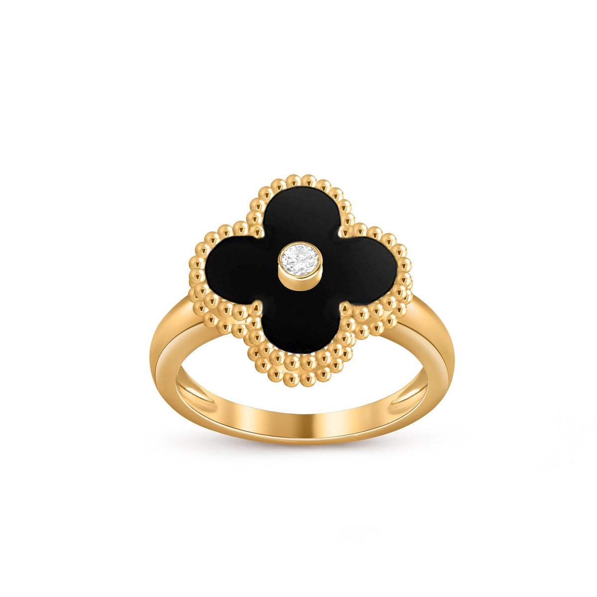 [Angela Jewelry]CLOVER DIAMOND RING GOLD COLLECTION