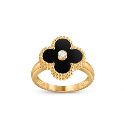 [Angela Jewelry]CLOVER DIAMOND RING GOLD COLLECTION